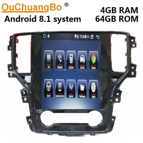 Ouchuangbo car radio bluetooth Android 8.1 for MG I6 support USB wifi gps