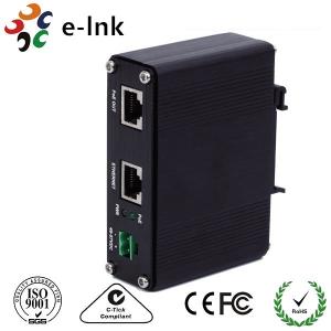 Cheap Aluminum Case Passive Power Over Ethernet Injector 10/100M 12VDC 2A 24W Power Input for sale
