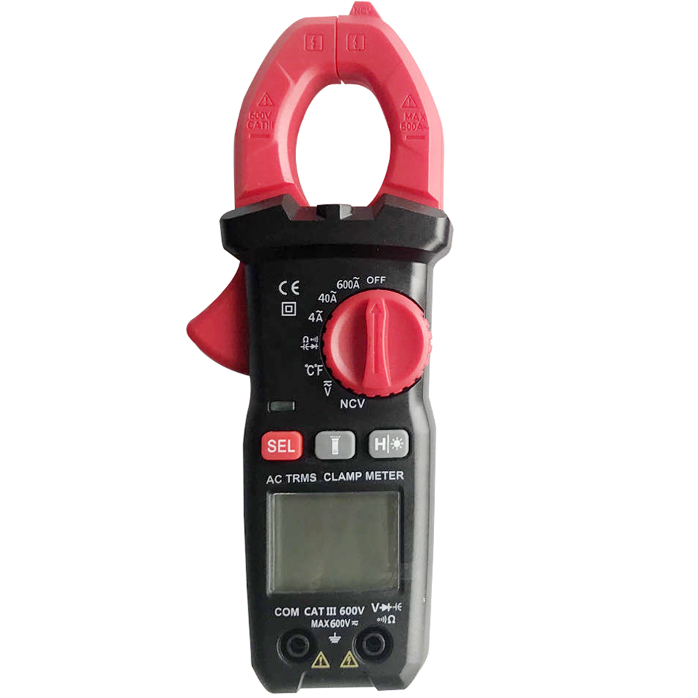 Digital Only Display Type AC DC Current Digital Multimeter Clamp Meter 6V 60V 600V
