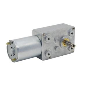 Cheap 3 - 24v DC Worm Gear Motor High Torque RF-370 Low Noise With Worm Gearbox for sale