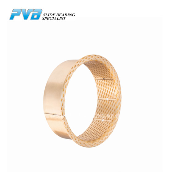 Quality Oil Lubricated CuSn8P PCM 606530M Wrapped Bronze Bushing Thin Wall Through Oil Holes wholesale