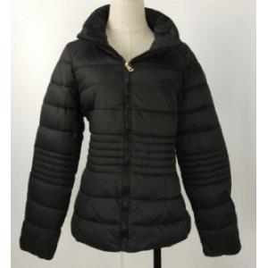 Durable Ladies Light Padded Jacket , Short Padded Coat Womens With Elastic Waist
