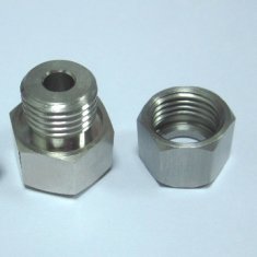 Cheap Bolt and Nut Manufacturing, CNC machined finish aluminum customed nuts for sale