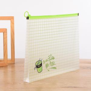 A4 A5 A6 Plastic Mesh Zipper Pouch Document Bag Storage For School