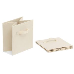Foldable Breathable Fabric Non Woven Storage Cube Open Top 27*27*28cm