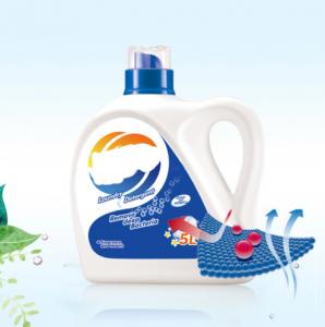 China 5L Liquid Laundry Detergent Bottle Screw Cap Reusable Refillable Containers on sale