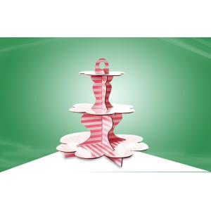 Three tier Cake Cardboard Standees , Countertop Stand up Display