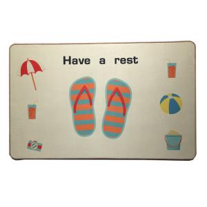 China Suede Cloth Floor Mat Bath Mat PASSIONATE Home Door Mat BFM-029 on sale