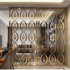 Decorative Partition Indoor Hotel Metal Privacy Screens