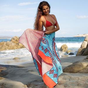 Softness Soft Printed Beach Towel Care Instructions Machine Washable