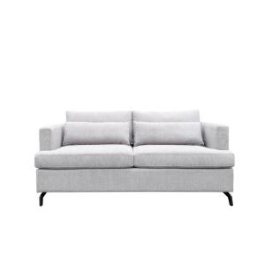 Light Gray Fabric Sofa Bed Mattress Thickness 12cm Fabric Pull Out Sofa Bed