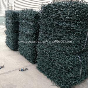 Hot Galvanized 8*10 Twisted Wire Gabion Baskets Low Iron Wire Mesh 2x1x1