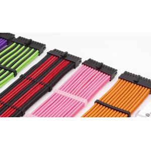 PSU Cable Kit 24 ATX 4+4 EPS 6+2 PCI-E 6 PCI-E 18AWG PET Sleeving Extension