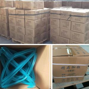 16 Inch 1.9mm Wire Coat Hangers , Powder Coated Dry Cleaner Pants Hangers