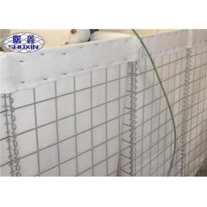 Galfan Coated Welded Gabion Baskets Geotextile Lined Construction Wall