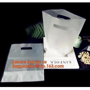 Wholesale Heat Seal Custom Logo Printed Biodegradable Die Cut Handle Ldpe Hdpe
