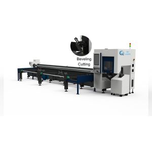 QH-GA Automatic Obstacle Avoidance Tube Laser Cutting Machine Semi-Automatic Loading Beveling Cutting