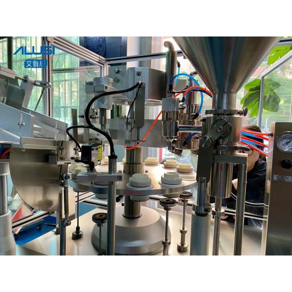 Cosmetic Cream Toothpaste Soft Laminate Plastic Small Automatic Tube Filling Sealing Machine