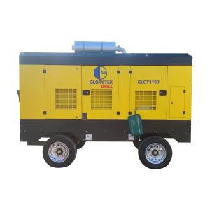 GLORYTEK Drilling Rig Tools Diesel Engine Driven Air Compressor Portable For