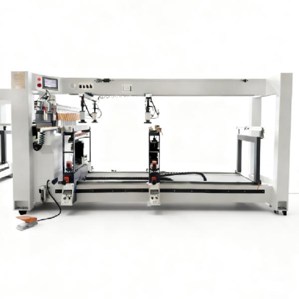 Vertical Woodworking Drilling And Boring Machine Three Rows Horizontal Drill