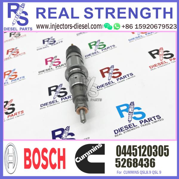 Quality 5268436 Cummins Engine QSL8.9 QSL 9 fuel Injector nozzle 5268436 0445120305 wholesale