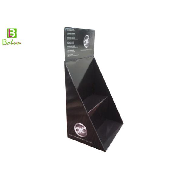 Quality Promational Countertop cardboard brochure holders Trapezoid Modern Style wholesale