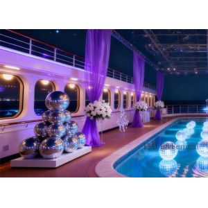 Cheap Outdoor Decoration With Double-Layer Inflatable PVC Mirror Balls In Various Colors for sale