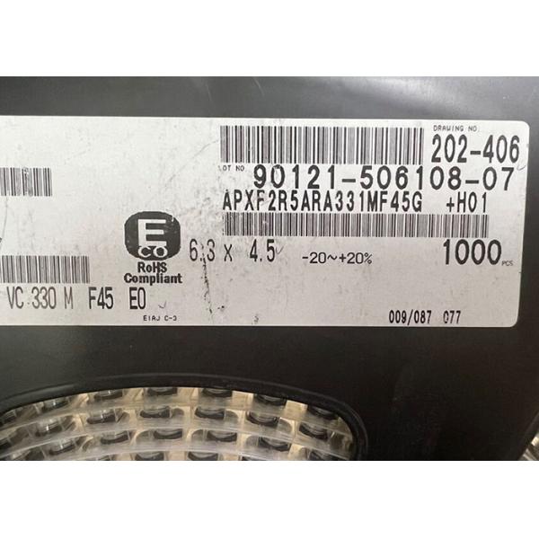 Quality APXF2R5ARA331MF45G Integrated Circuit Chip 330uF Aluminum Polymer Capacitors 12mOhm wholesale