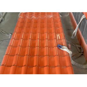 2.5mm Thickness 219mm Pitch Synthetic Resin Roof Tile ASA Surface