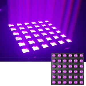 Cheap 36x 8W Full Color Matrix Lights Stage LED Bar Disco Party Background Lights Dyeing Flashing 300w for sale