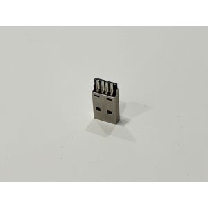 USB 2.0 AM Male Connector Integrated Solder-Type Housing Black Gold-Plated G/F |