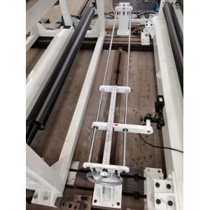 Precise Temperature Control Paper Laminating Machine By PLC With Thinner Coating White and Blue Machine