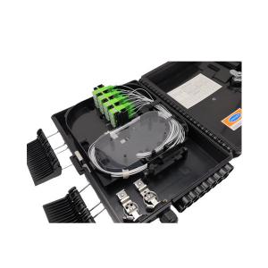 Cheap 1 8 PLC Splitter Outdoor Wall Mounted Fiber Optic Distribution Box with Time of 1 Year for sale