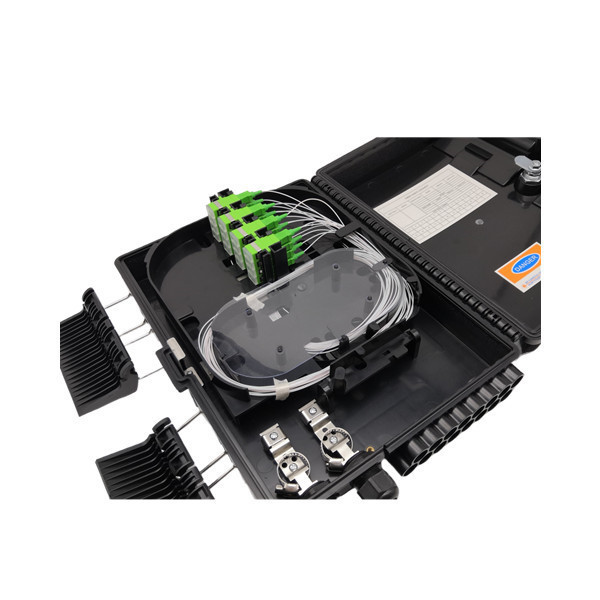 1 8 PLC Splitter Outdoor Wall Mounted Fiber Optic Distribution Box with Time of