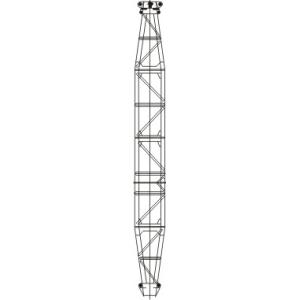 Frame Style Aluminum Alloy Inner Suspend Derrick Crane