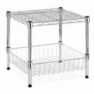 Cheap Small Type Tableware Kitchen Wire Shelving Unit 18&quot; W X 14&quot; D X 24&quot; H for sale