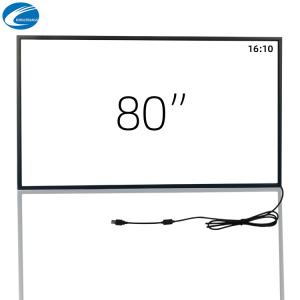 80 Inch IR Touch Screen Panel Aluminum Frame For Gaming