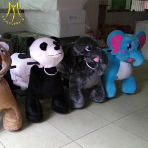 China Hansel  hot selling kids battery powered plush motorized riding animals factory on sale