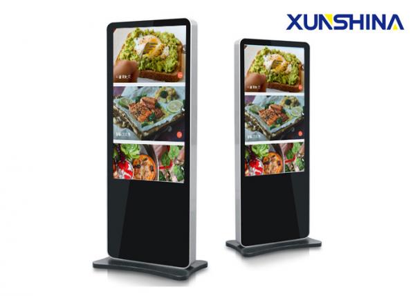 Quality LED Advertising Android 49 inch Floor Stand Digital Signage 300cd/m2 with Free Software wholesale