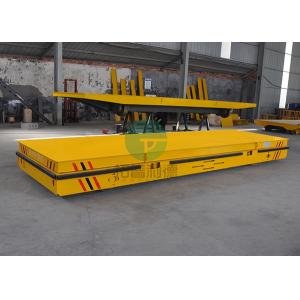 25 ton frequency use steerable trackless rail mounted transfer cart for molds
