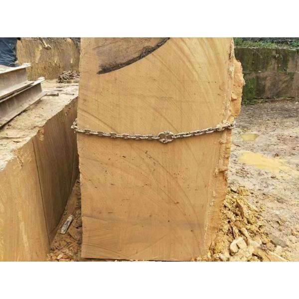 Natural Split Rough Patio Sandstone Slabs Frost Resistance Customized Size