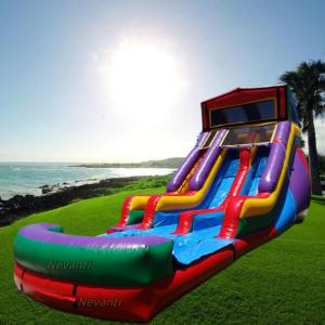 Customized Digital Printing Bouncy Castle Waterslide for Outdoor Fun and Parties