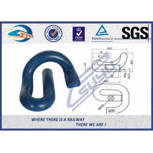 Customized E Type Elastic Rail Clip For Railway System , SGS ISO9001 Approval