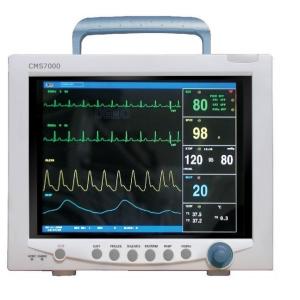 Cheap Touch Screen 12.1 inches TFT LCD Cardiac Monitor CMS7000 Plus with 6 parameters for ICU for sale