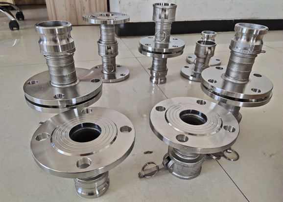 Quality F304 stainless steel C type flange quick coupling fluid pipe connection wholesale