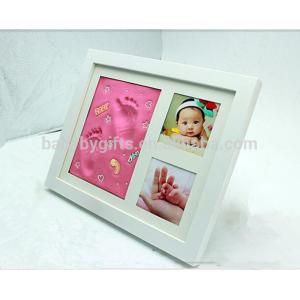 Wooden Baby Clay Frame Customized New Style Baby Photo Frame