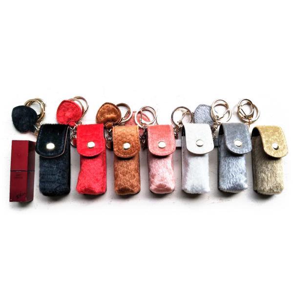 Quality Nickle Plating Personalised Bag Keyring , Lipstick Mini Bag Keychain wholesale