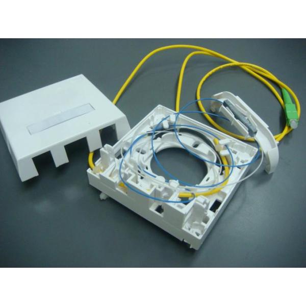 Fiber Optic Termination Wall Socket Single Family Unit For RJ45 And SC 86Type Mounting Box YH1043