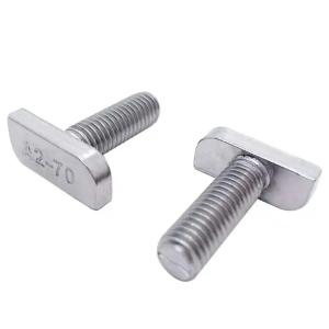Full Thread SS2205 2507 Square Head T Bolt DIN933 M6 M8 M10 Plain Super duplex