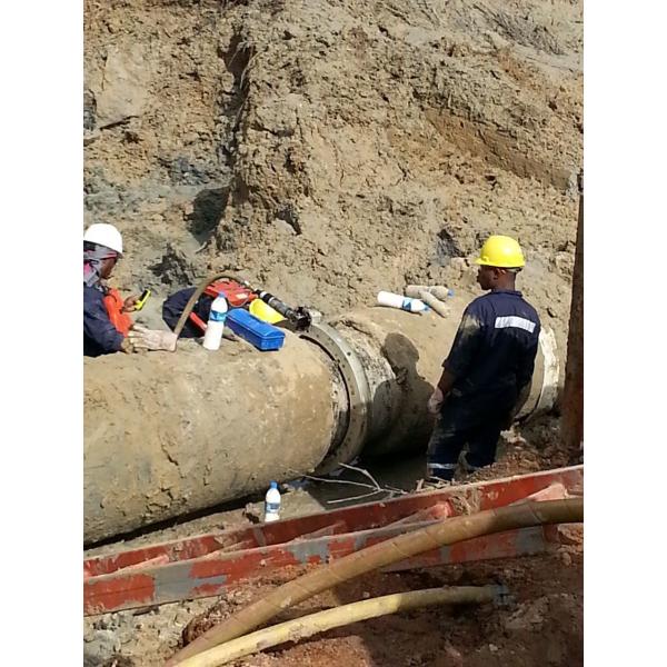 46 Kgs Steel Material Pneumatic Pipe Cutting Beveling Machine With Air -